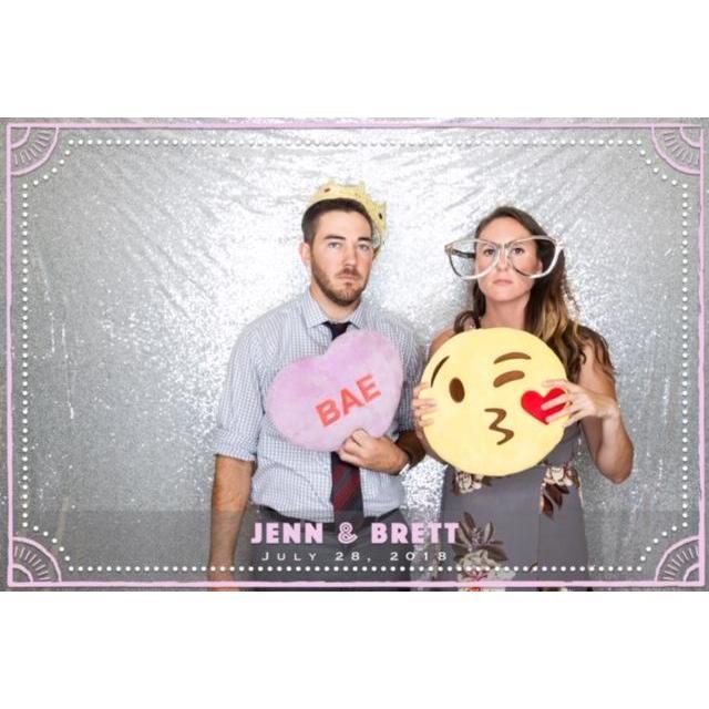 Jenn & Brett's wedding.  We had a lot of fun despite what our faces say!