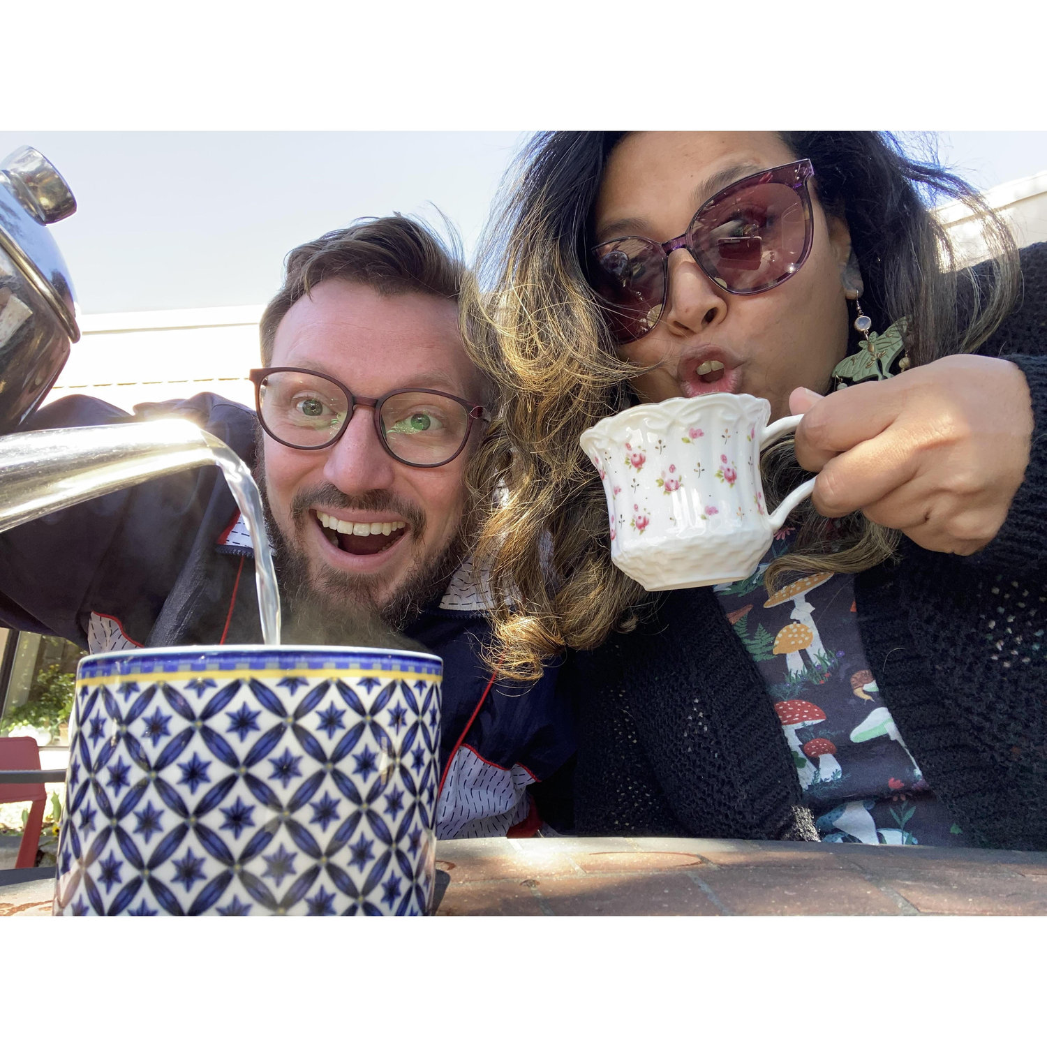 We recently stopped drinking alcohol, so this ginger tea in Boone, NC was a tasty treat on a chilly day!