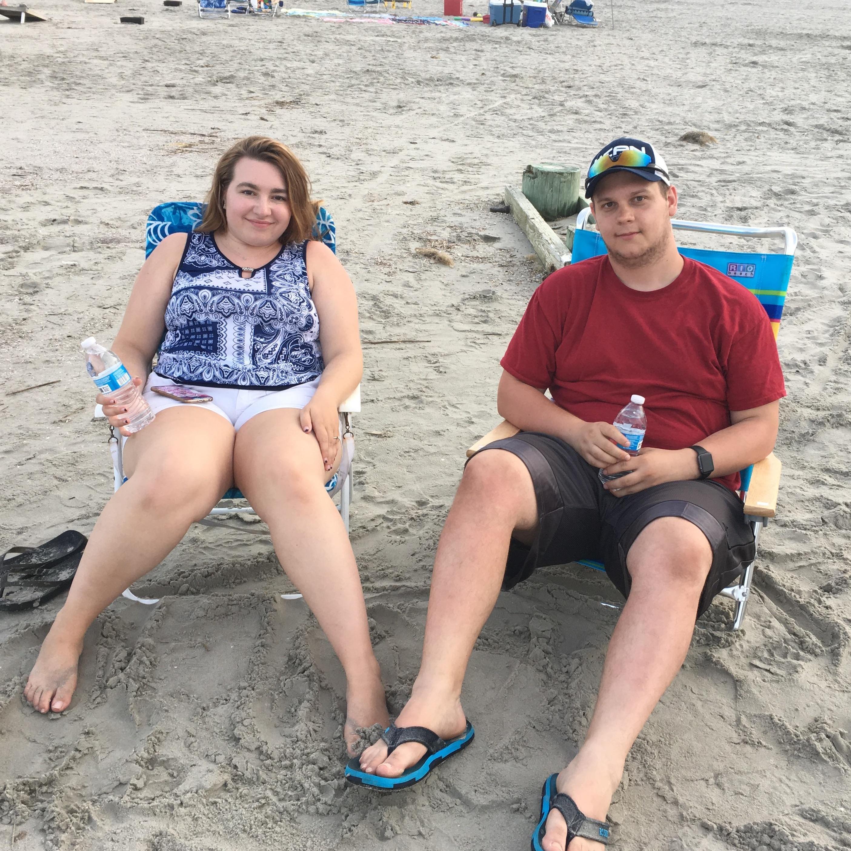 When Nick visited Mia in Ocean City for six weeks over the summer of '18.