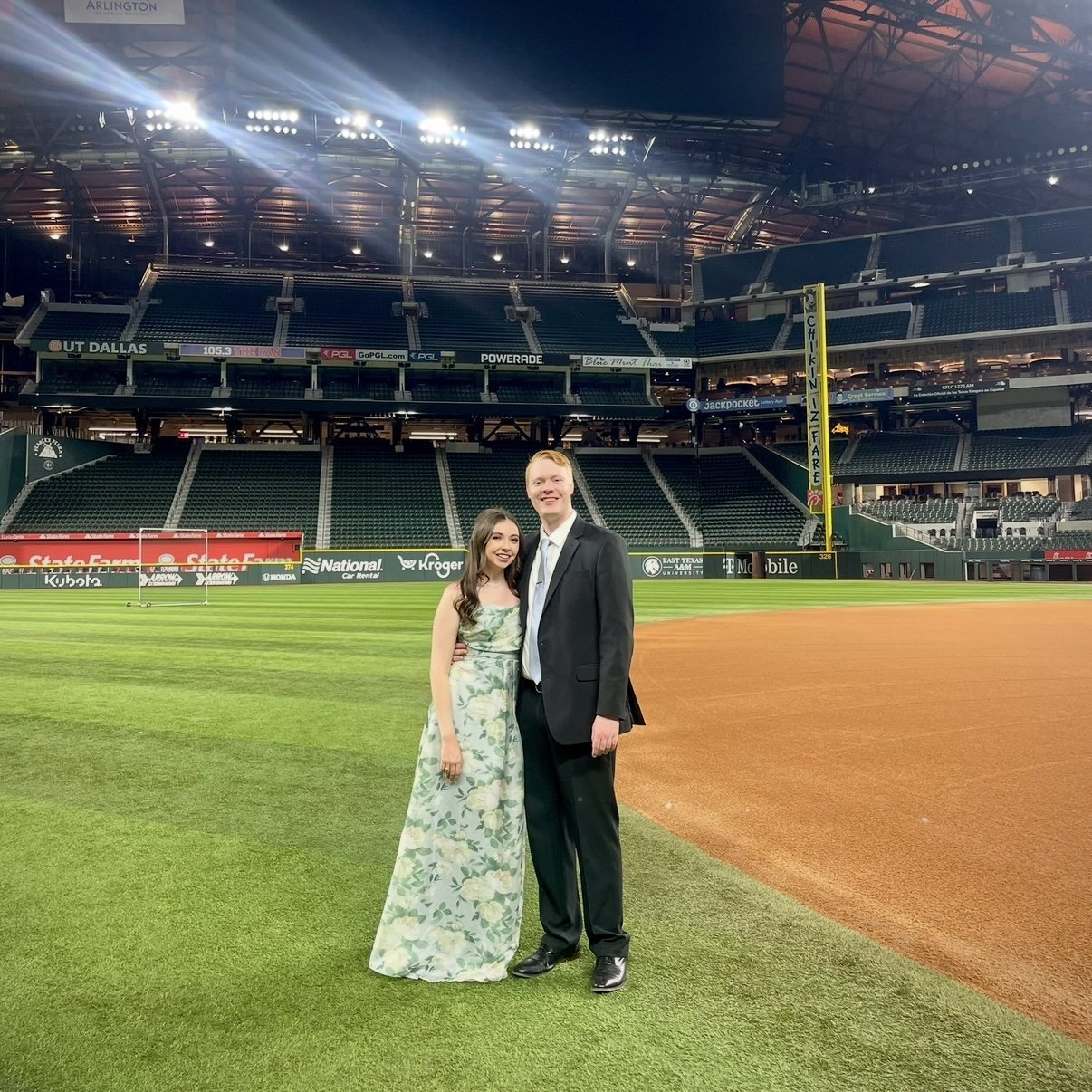 Our last law school "prom" at Globe Life Field