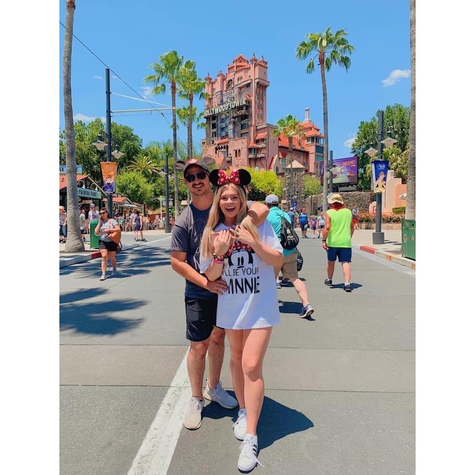 Matching shirts and ears at Disney World is a must.