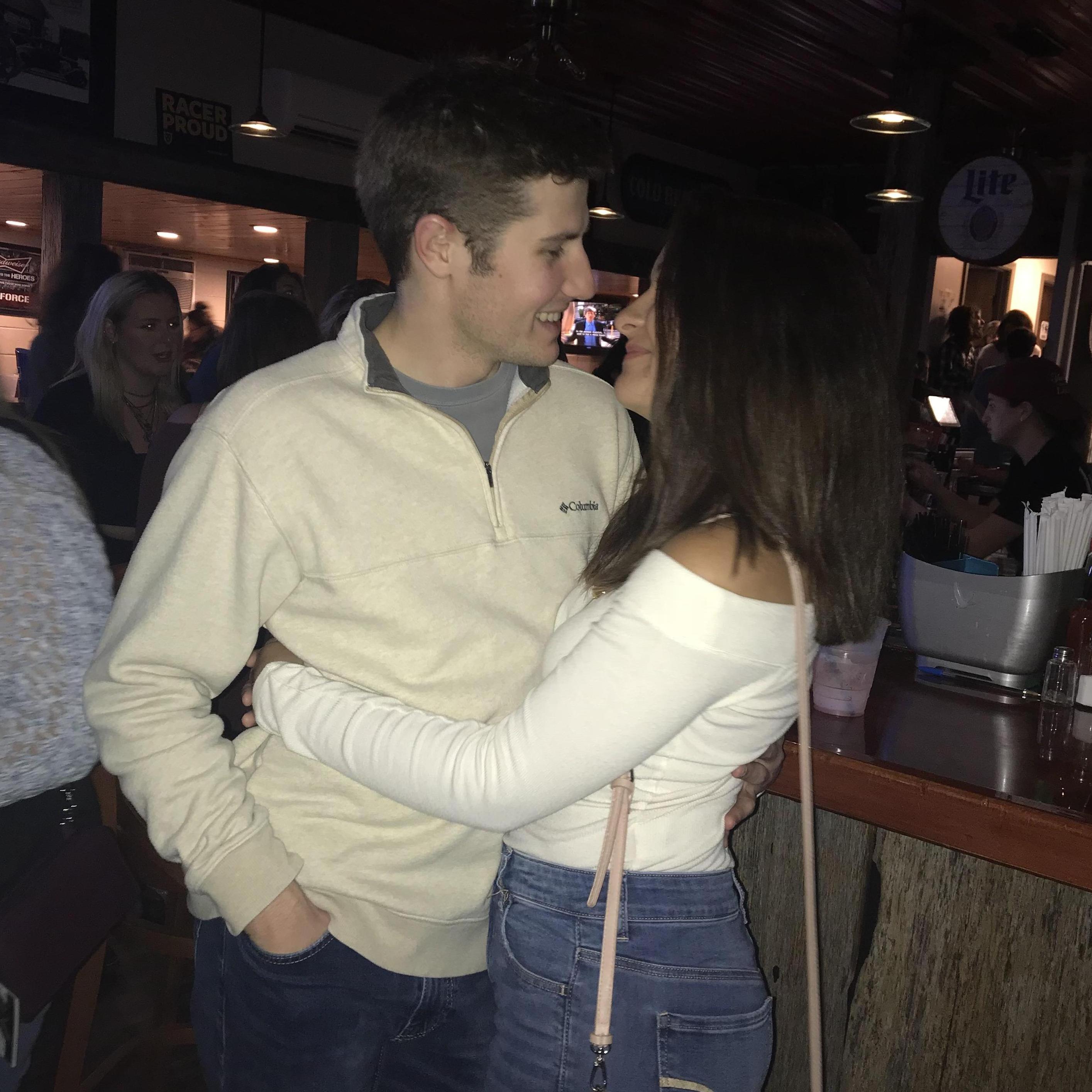 Blake drove all the way from Iowa to see Alexis in Murray on her 22nd birthday.