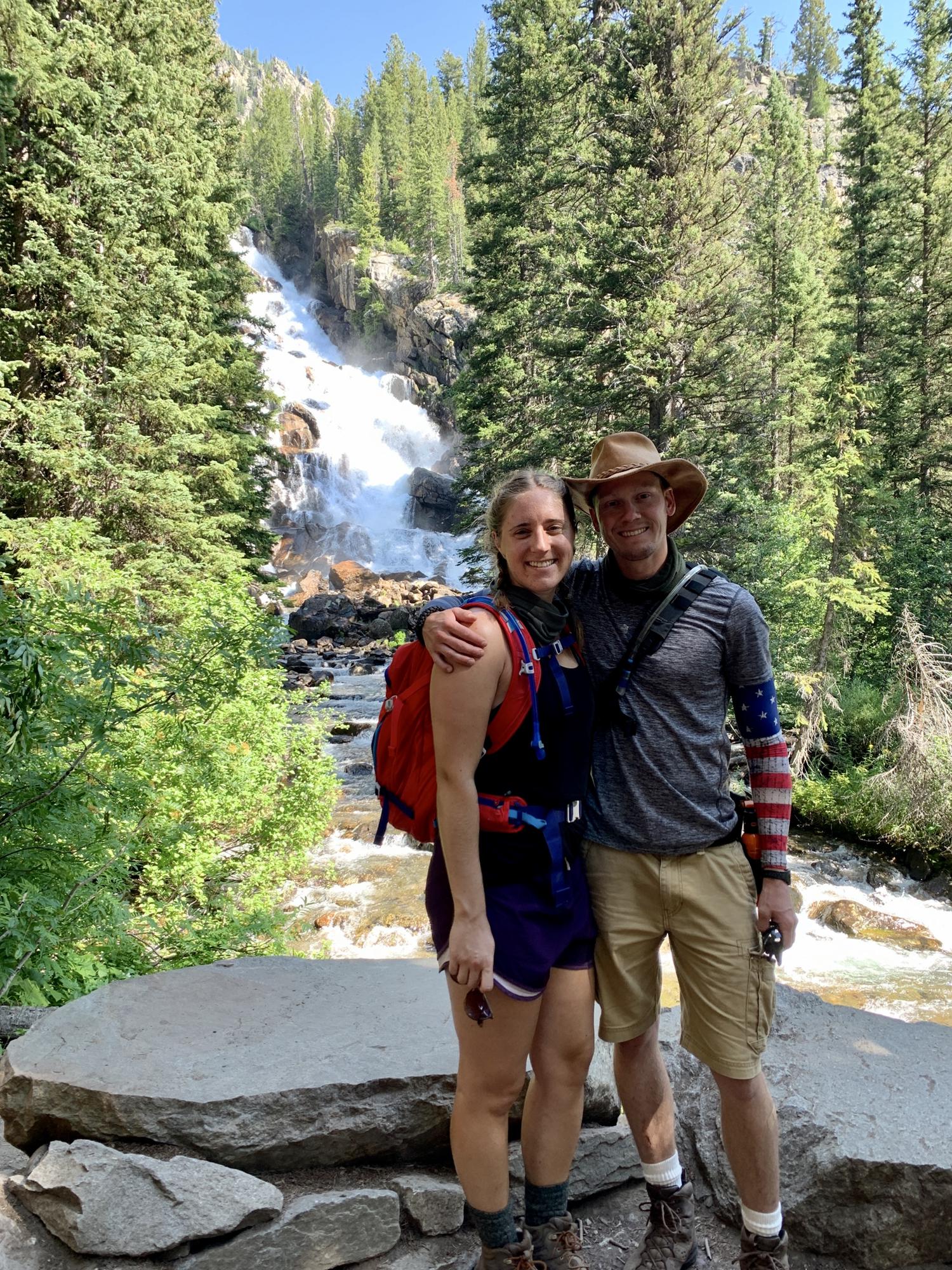 Jenny Falls in the Tetons