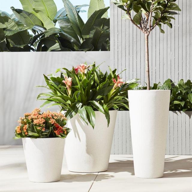 Shore polyterrazzo planters (3 sizes available)