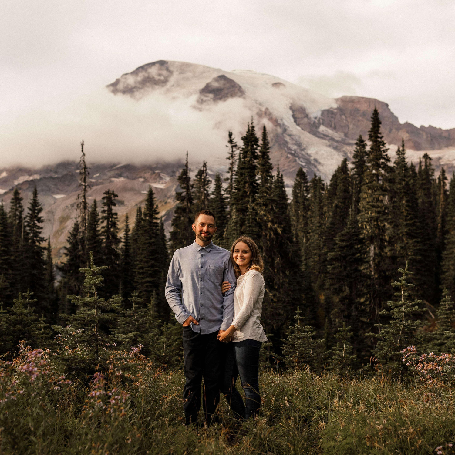 Our engagement pictures in Mount Rainer National Park!