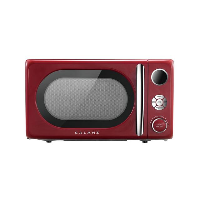 Galanz 0.7 CuFt 700W Retro Microwave with Pull Handle