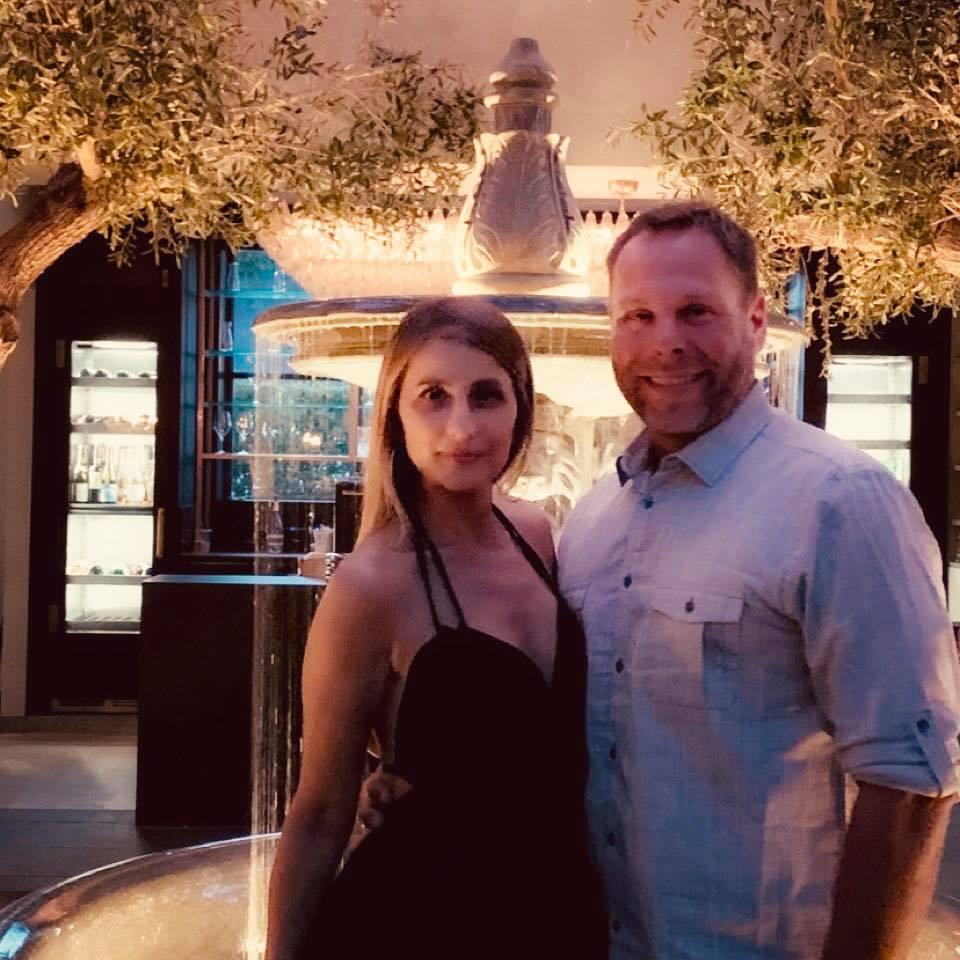 Our very first vacation together was at Napa for Meegan's birthday, in June of 2020. This pic was taken at RH for Meegan's Birthday. It was a trip of a lifetime, and very romantic!