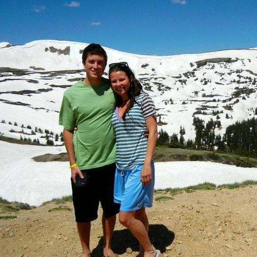 Road trippin in our PJs way back in the day