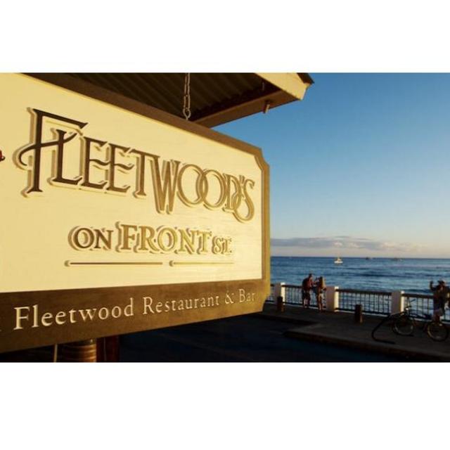 Fleetwood’s on Front Street - Dinner for two in historic Lahaina town
