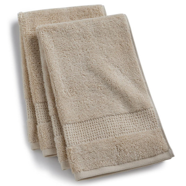 Organic Cotton 2-Pk. Hand Towel, Exclusively at Macy’s (Color: Sand)