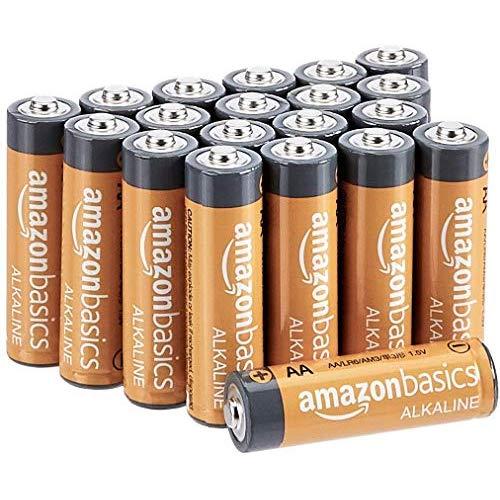 AmazonBasics AA 1.5 Volt Performance Alkaline Batteries - Pack of 20 (Appearance may vary)