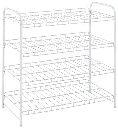 Whitmor, White, 4 Tier, Closet Shelf