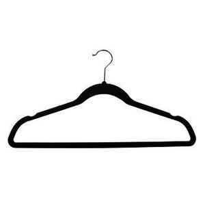 Berkley Jensen Velvet Hangers, 35 pk. - Black - BJ's Wholesale Club