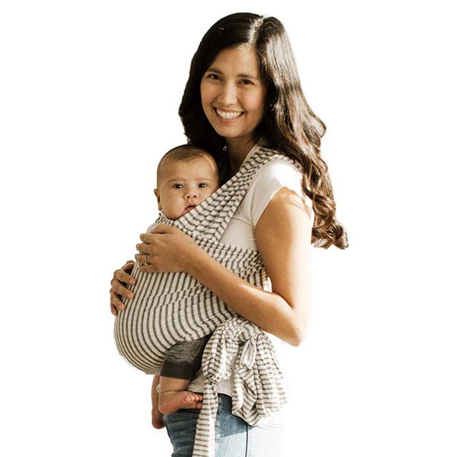 Solly Baby New Standard Wrap Carrier - Natural & Grey Stripe