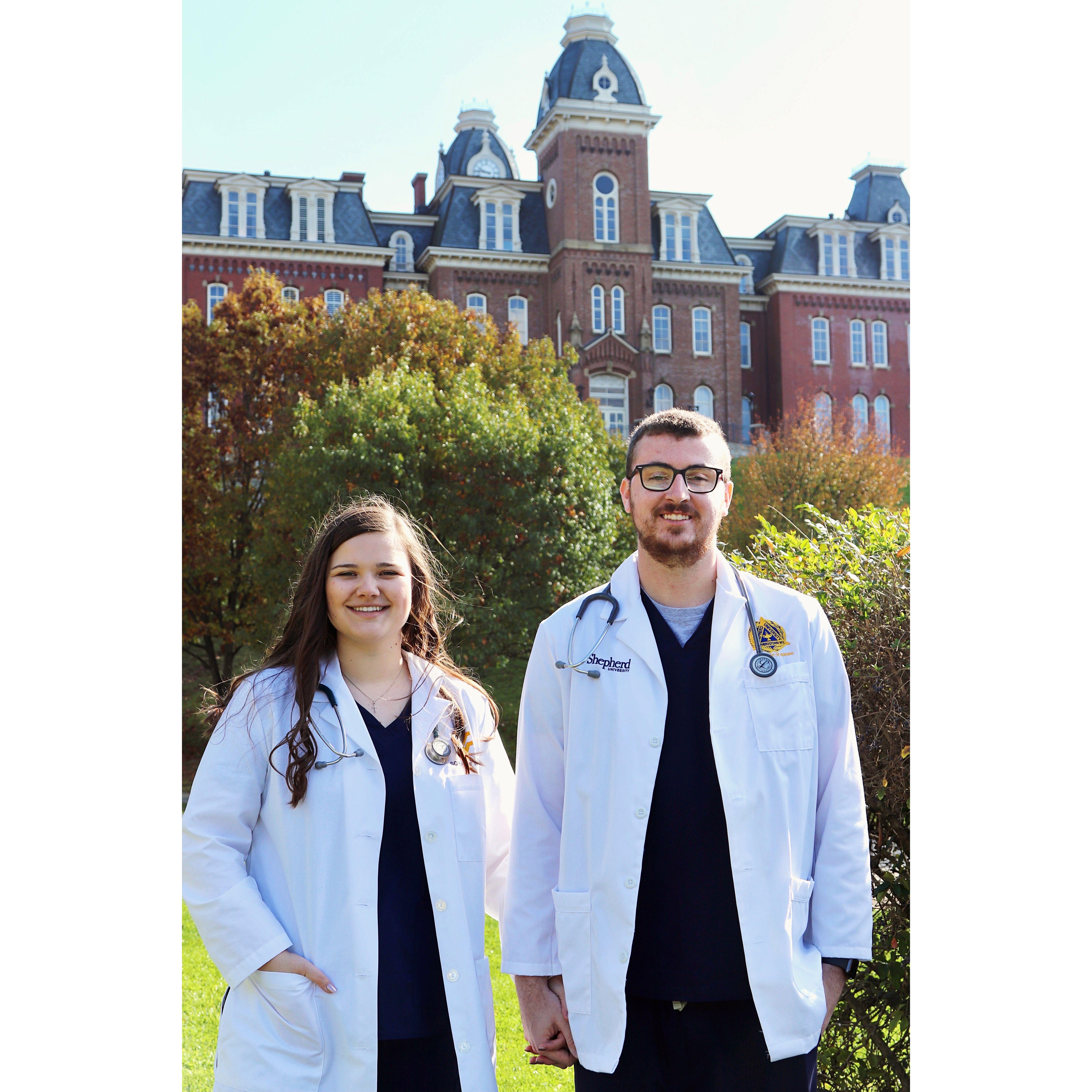 Nursing school graduates
