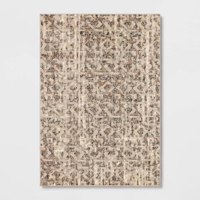 7'x10' Eliot Geo Area Rug Gray - Threshold™