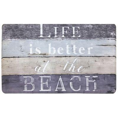 Home Dynamix Cook N Comfort 19.6-Inch x 35.4-Inch Live Lake Kitchen Mat