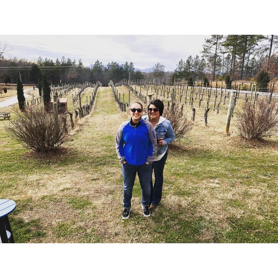 Visiting wineries, one of our favorite things to do!