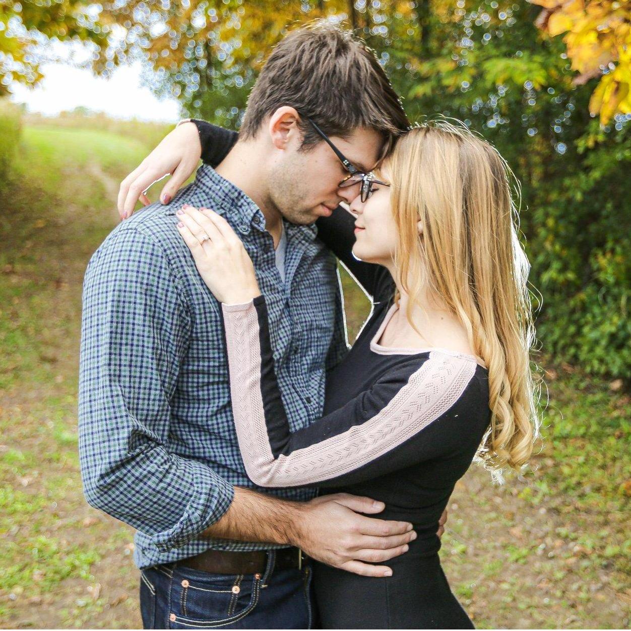 One of the many romantic shots from our engagement shoot <3