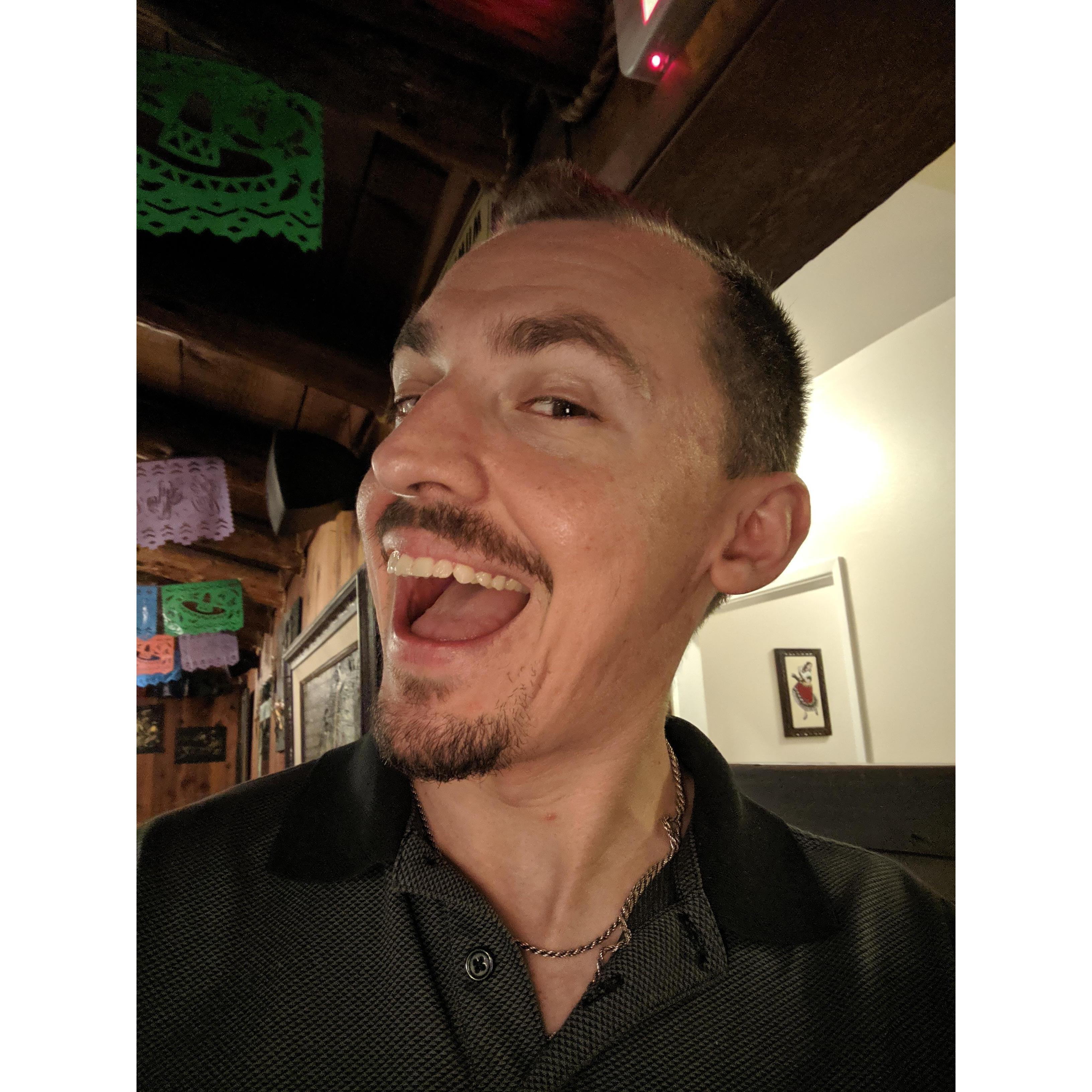 Chris takes another silly photo