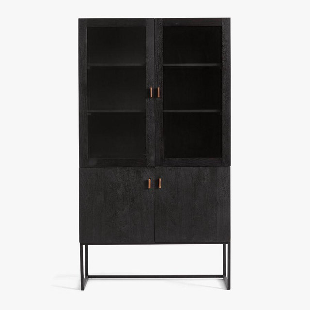 Hardy 40" Bar Cabinet, Black