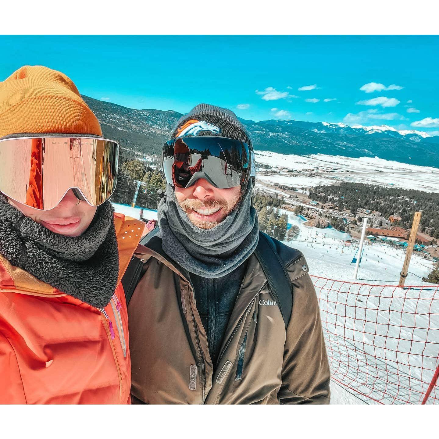 Enjoying the views!