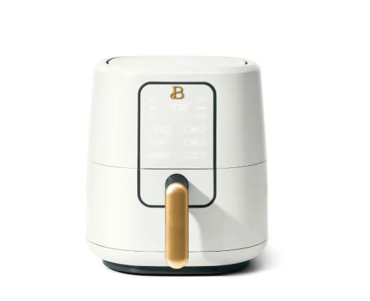Beautiful 3 Qt Air Fryer with TurboCrisp Technology, White Icing by Drew Barrymore (White)