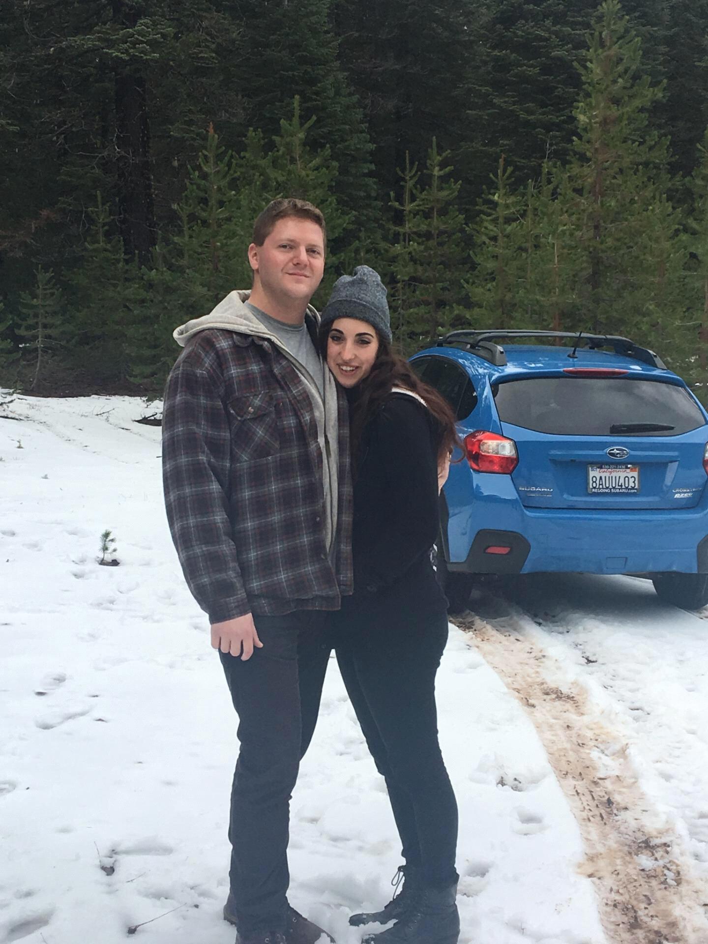Finding a Christmas tree the first day I met his family