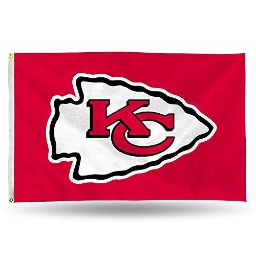 NFL 3-Foot by 5-Foot Single Sided Banner Flag with Grommets