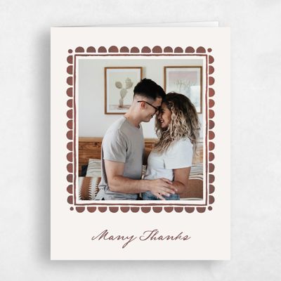 Acorn, Brown Wedding Thank You - Fayvel Photo