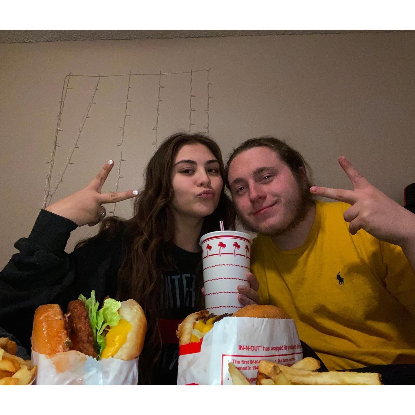 While I was living in Texas In-N-Out would be a nice reminder of home.