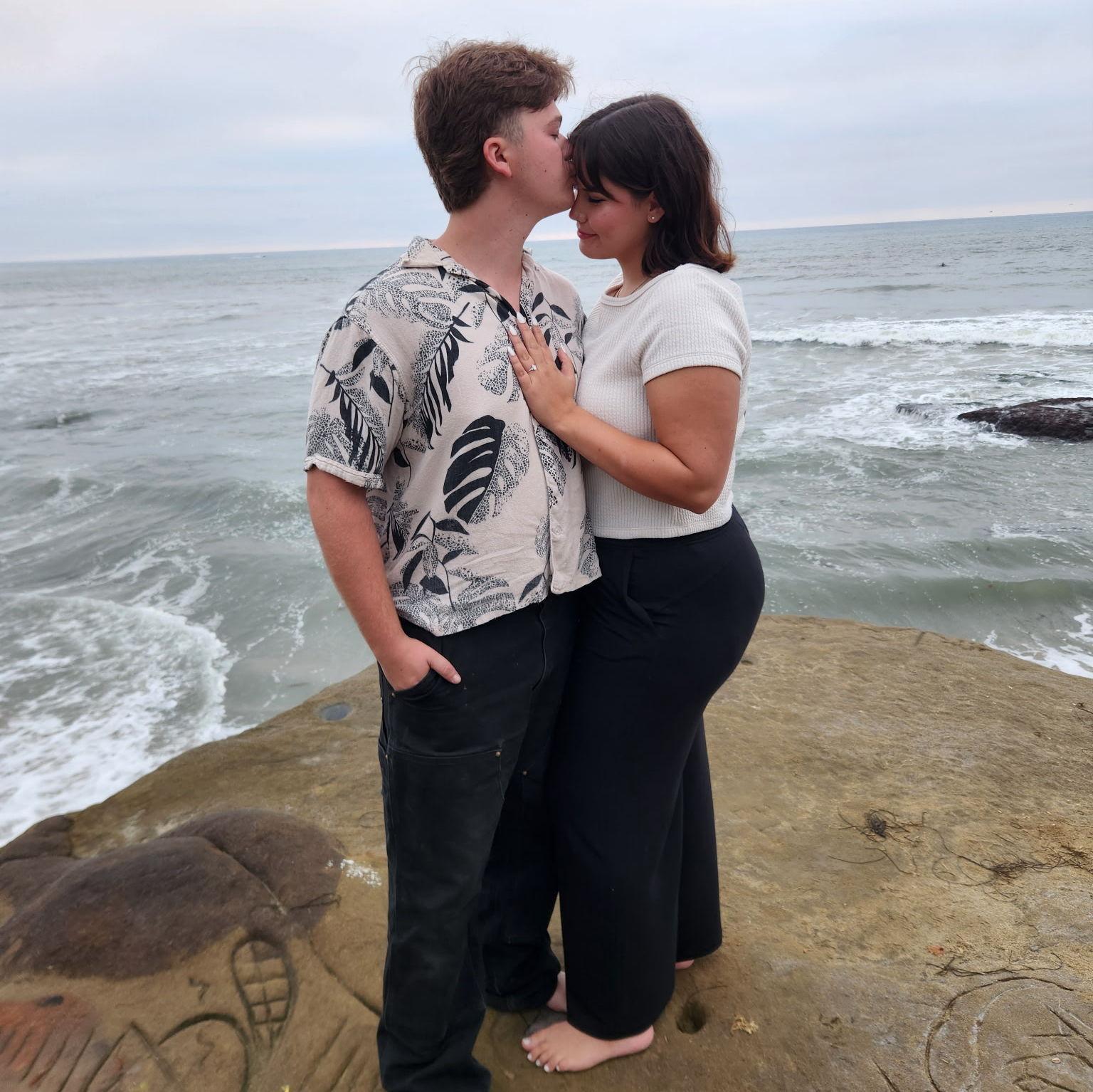 Where he popped the question