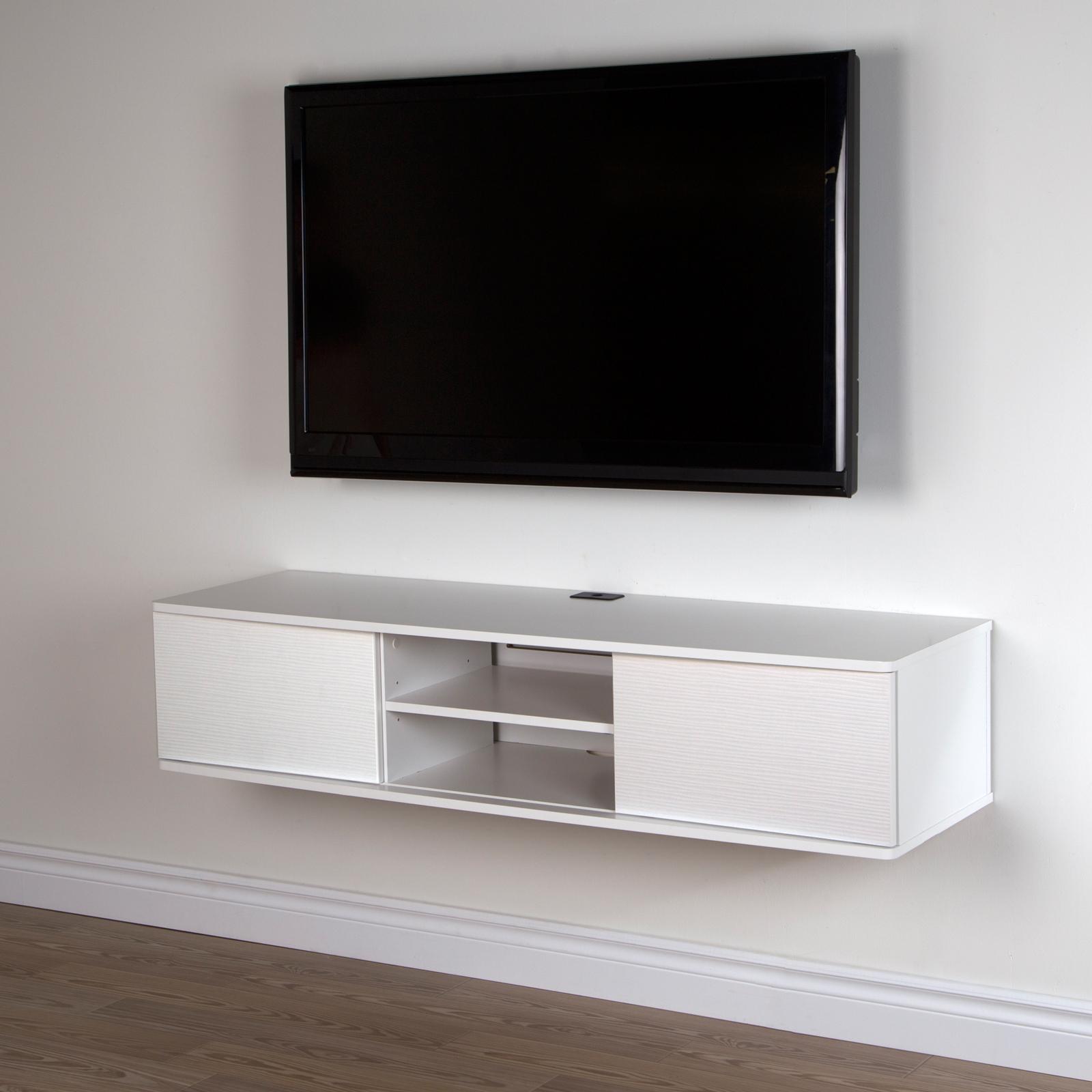 Agora Wide Wall Mounted Media Console - Thumbnail 3