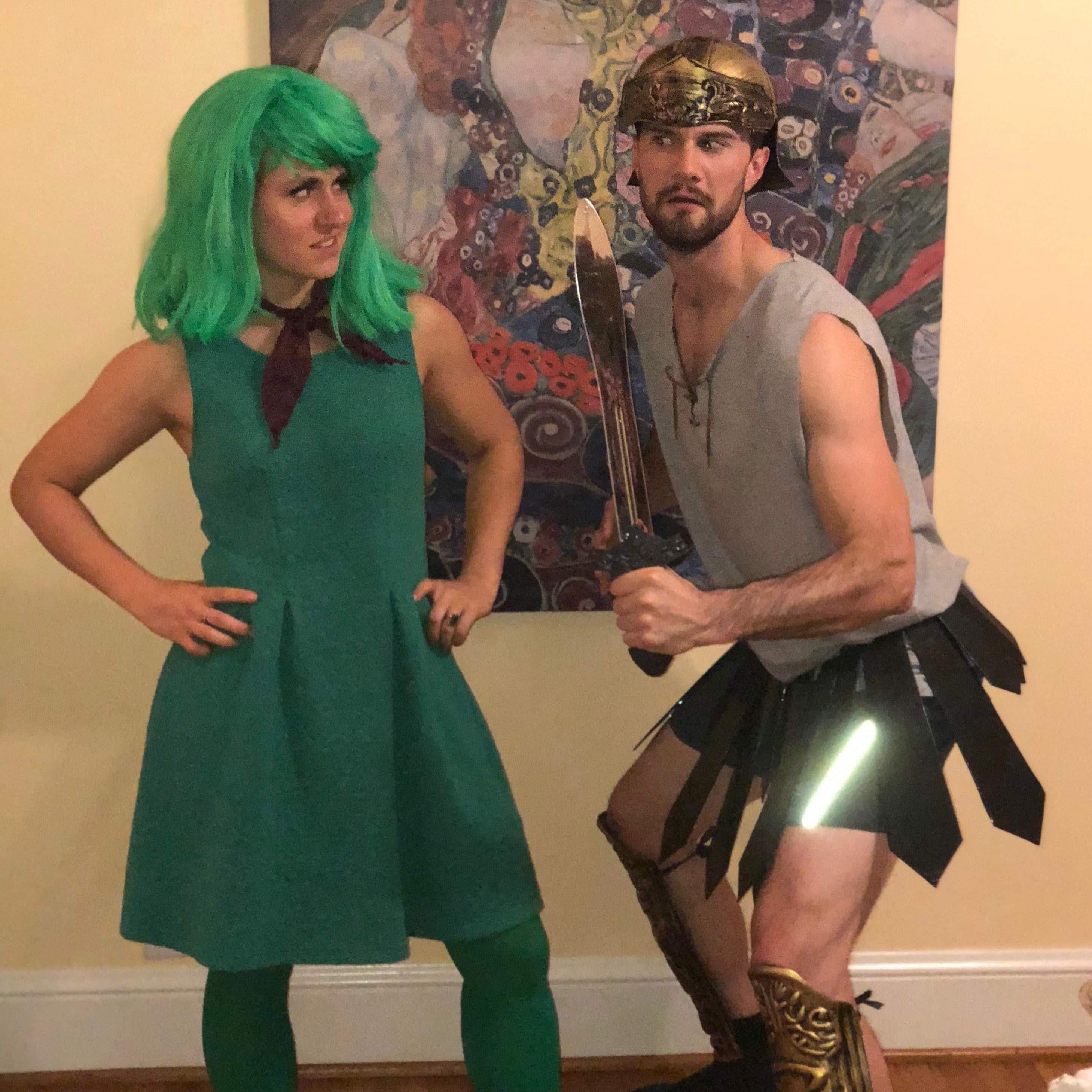 Our very first photo together, in 2018! Halloween has always been our favorite holiday and holds a special place in our hearts.