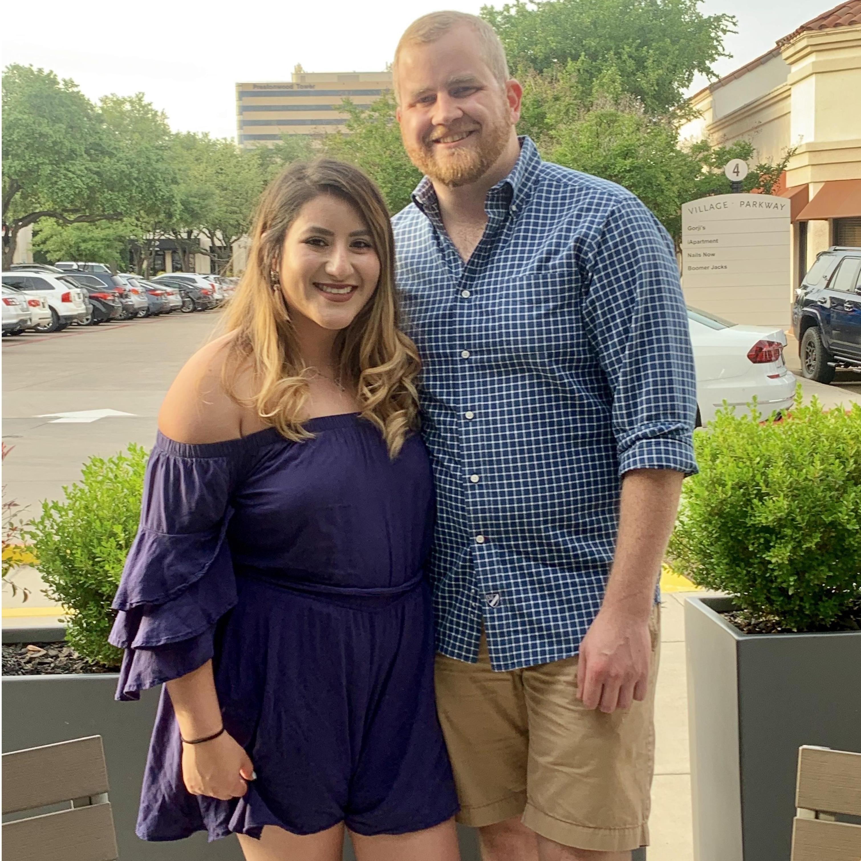 My Birthday dinner not pictured my ankle cast