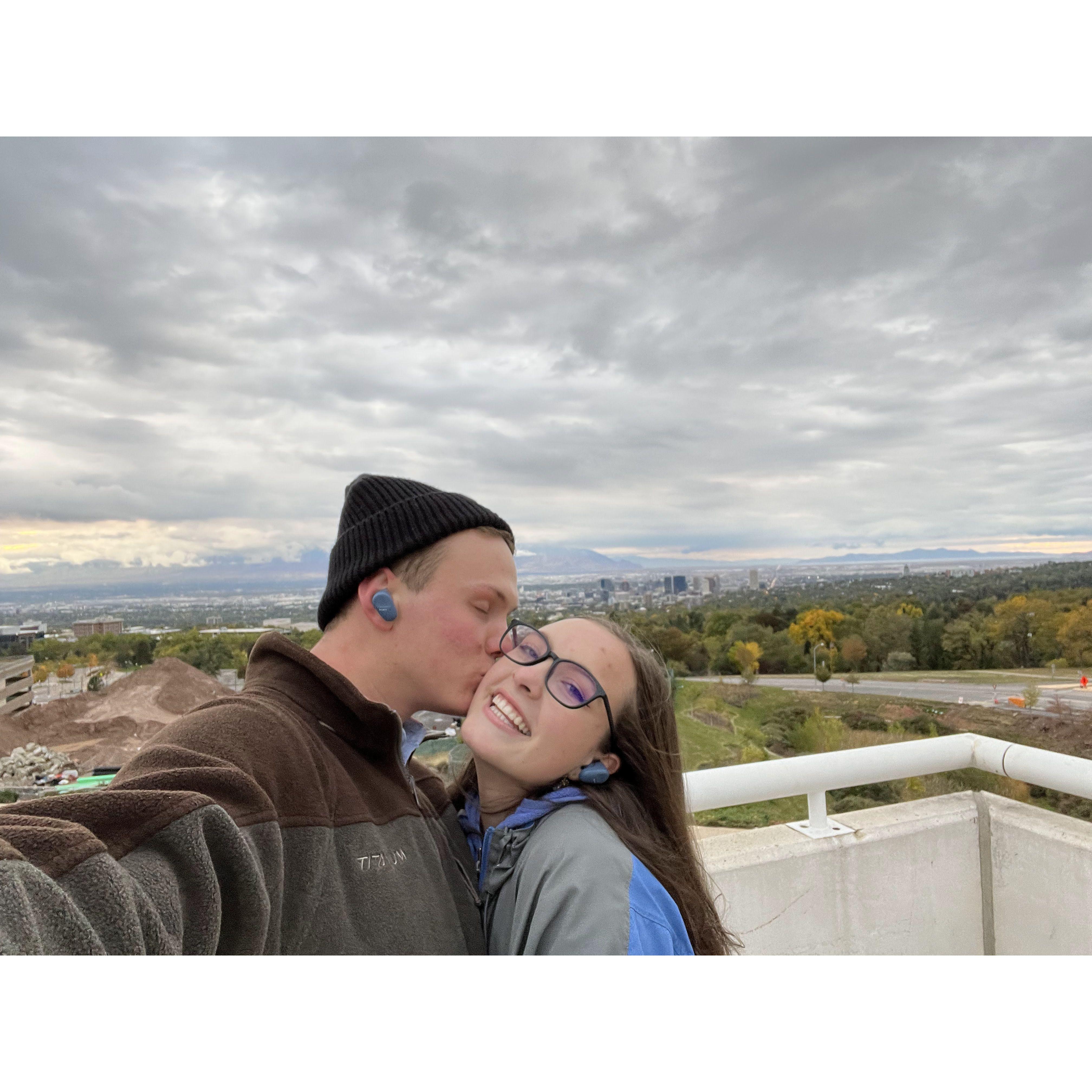 I first told Morgan I loved her right after I took this photo, while we danced. She first said I love you two months earlier, the moment we met. ish.