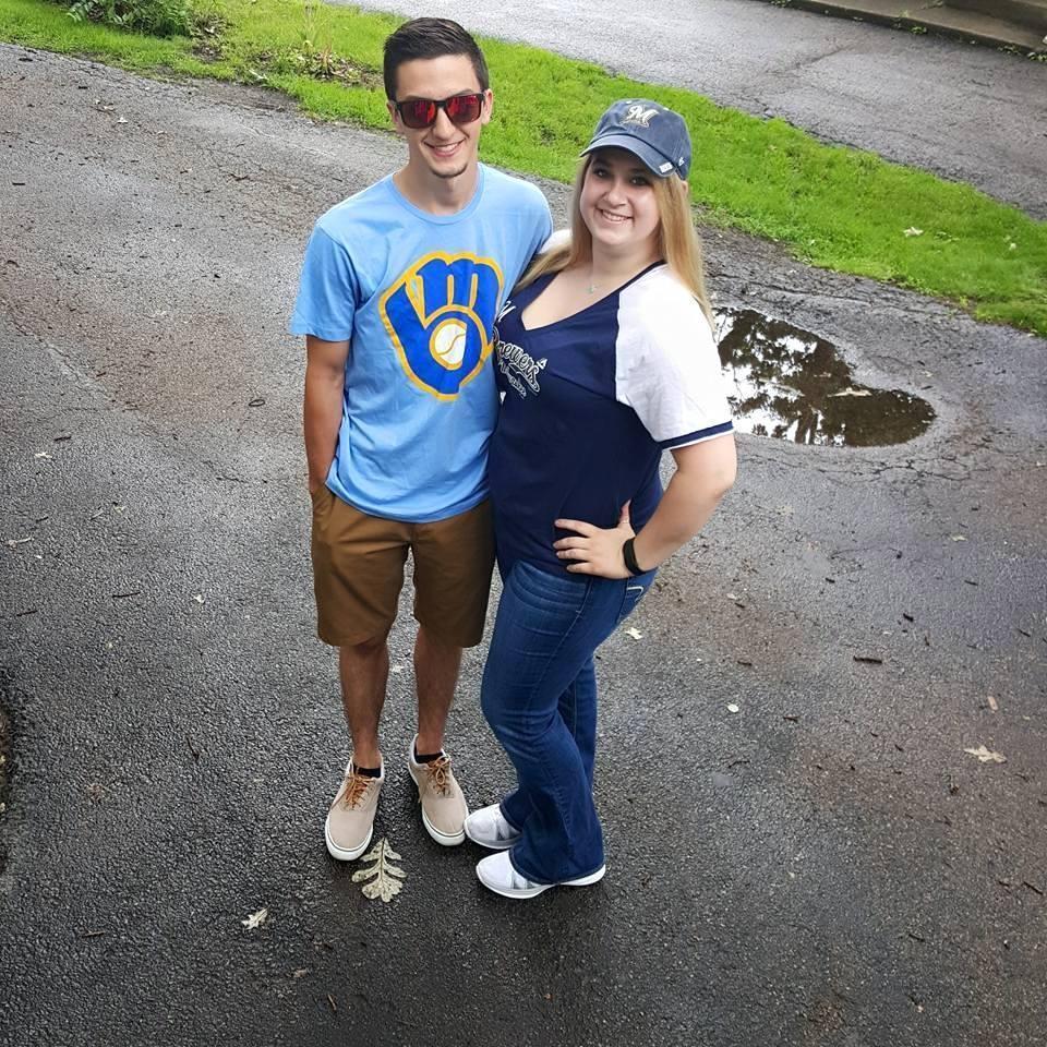 Our first Brewers game!