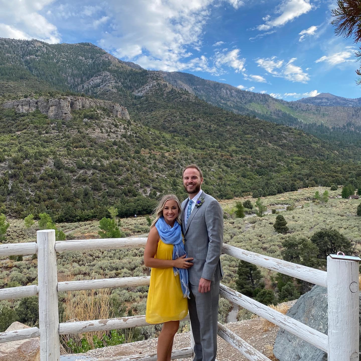 Greg and Jenna's wedding in Mt. Charleston.