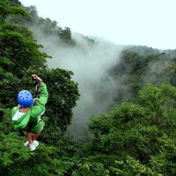 Ziplining in Costa Rica