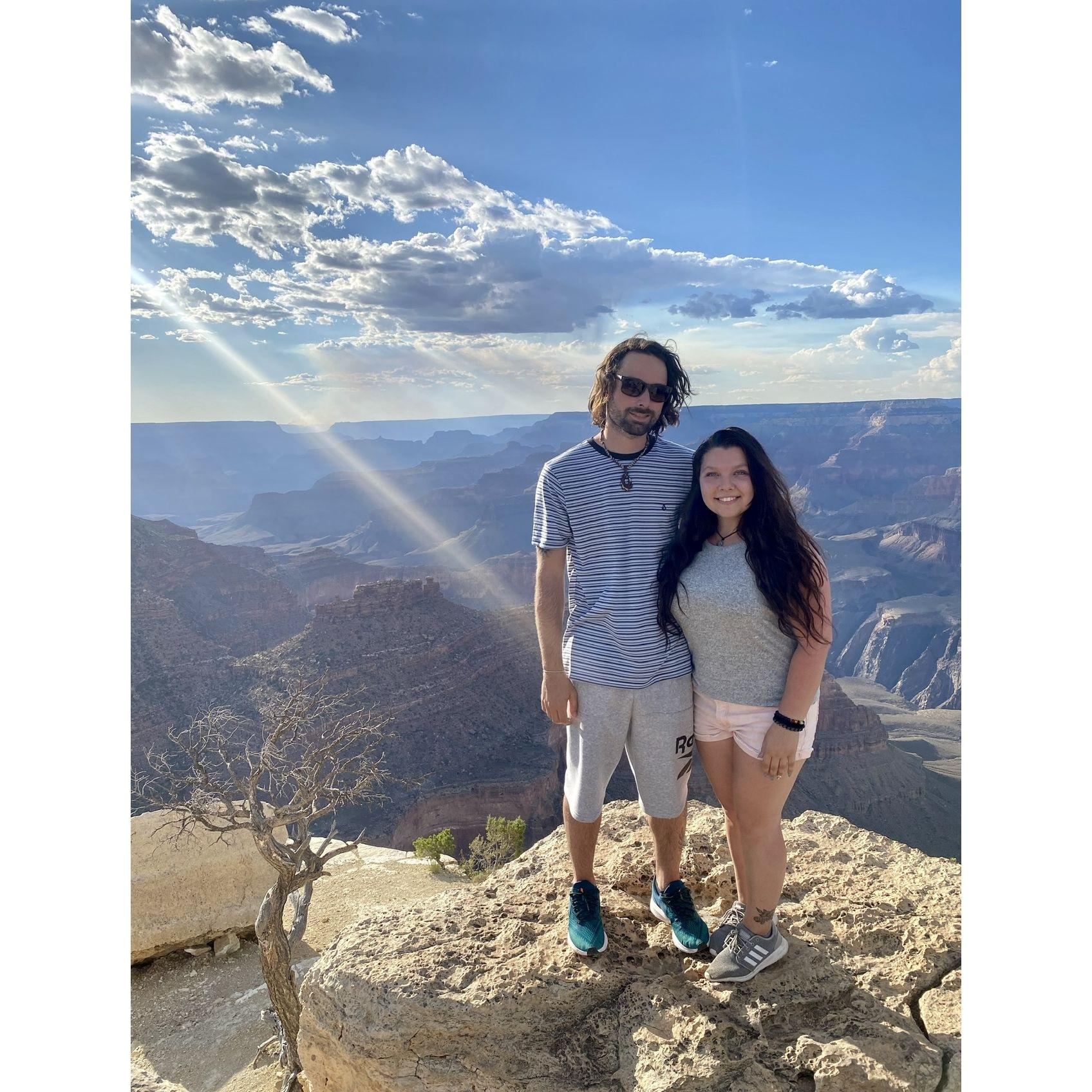 Hiking the Grand Canyon in Arizona!