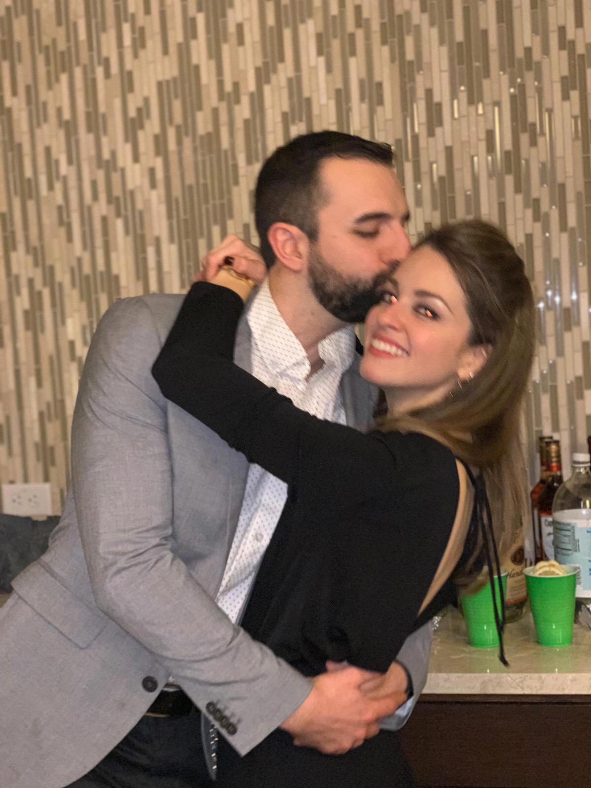 One of the first times meeting Emma's friends as a couple at Daniela's birthday party.