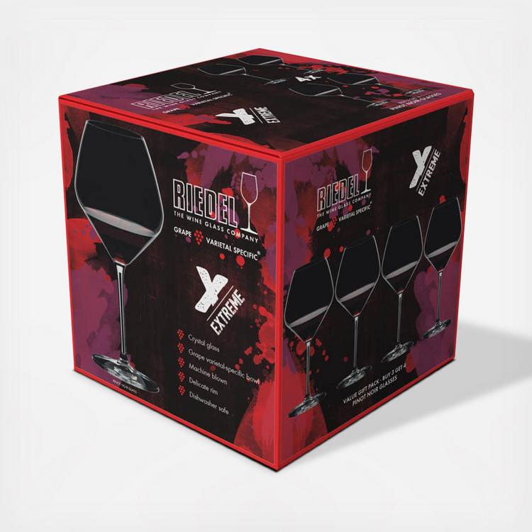 Riedel, Extreme Pinot Noir Wine Glass, Set of 4 | Zola