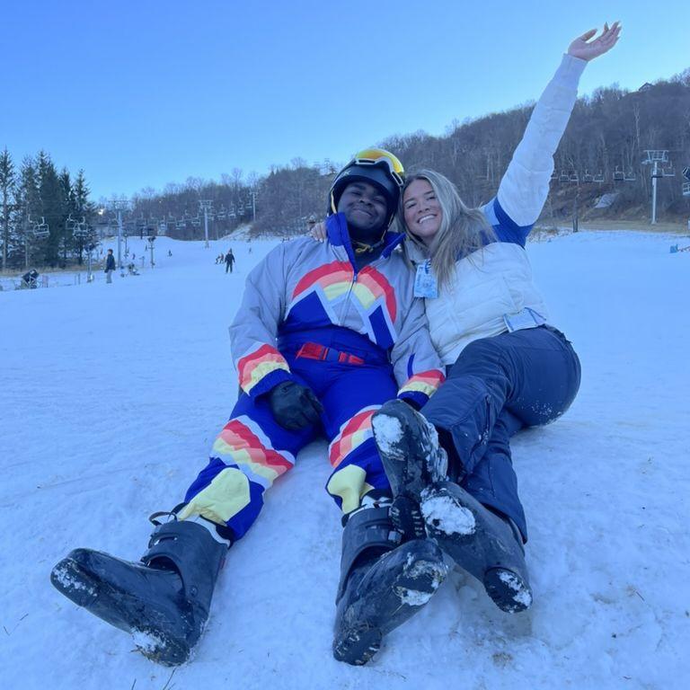 We said "I love you" for the first time on a Theta Chi ski trip!