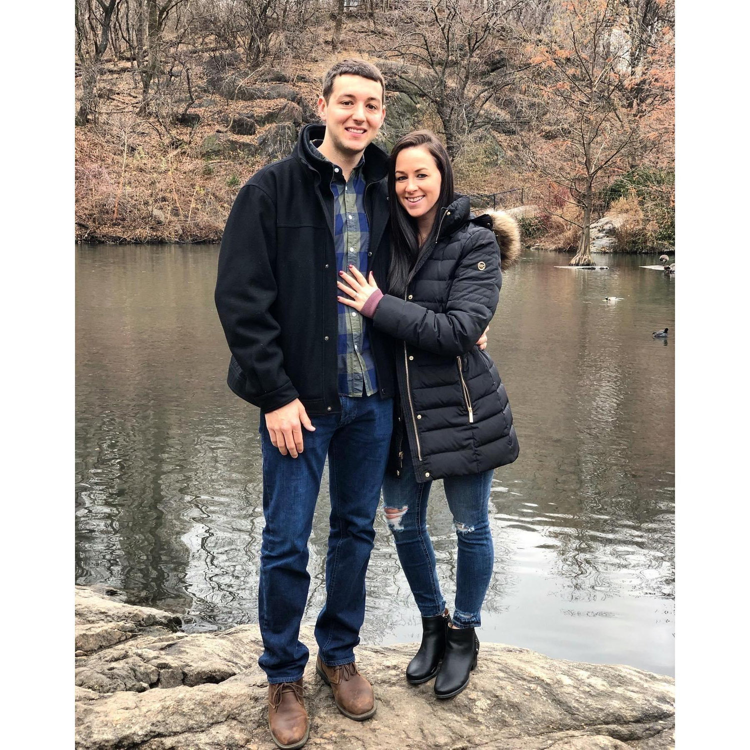 Engagement in Central Park, NYC 12.26.19