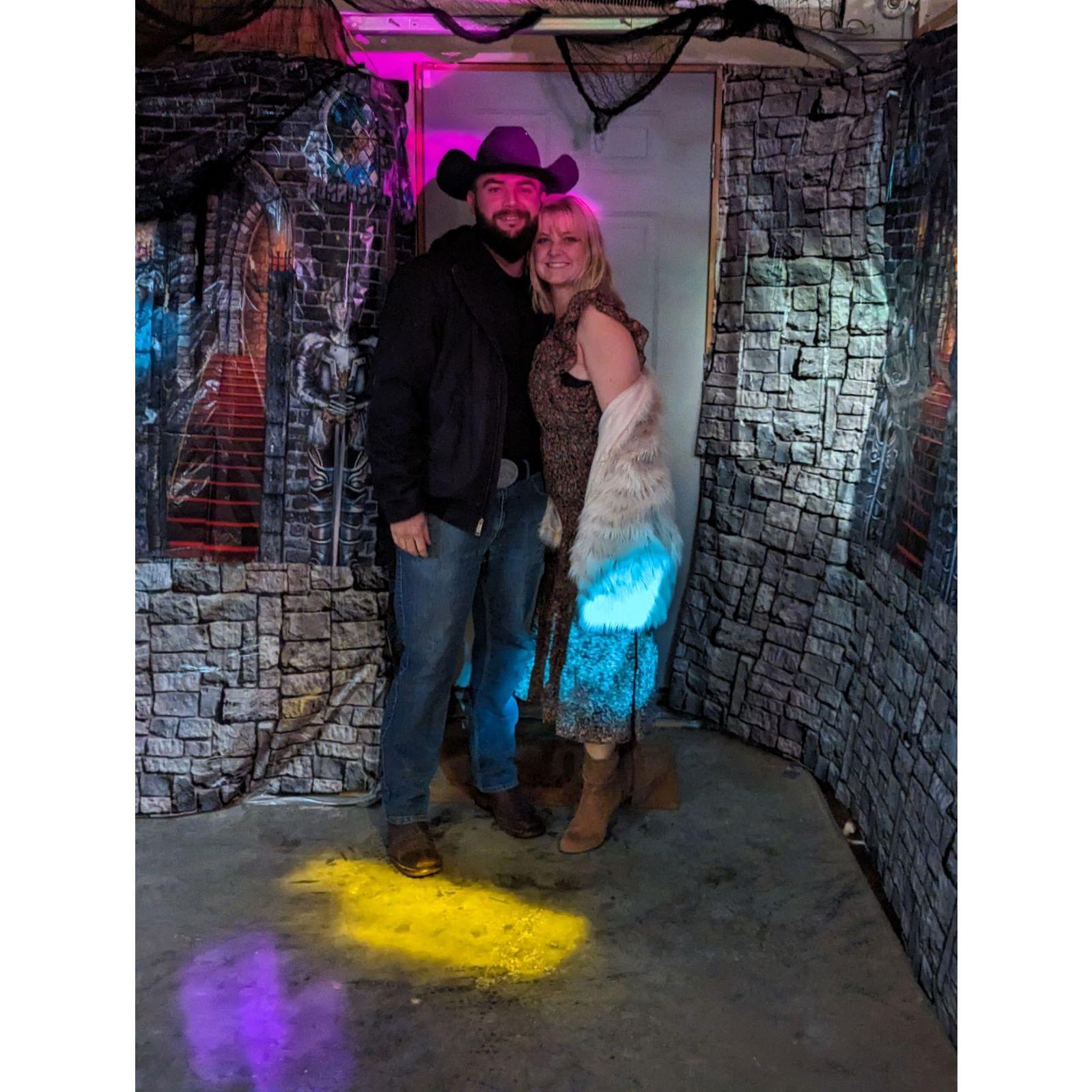 One of our first big outings together - Halloween! We went as Beth Dutton and Rip Wheeler
