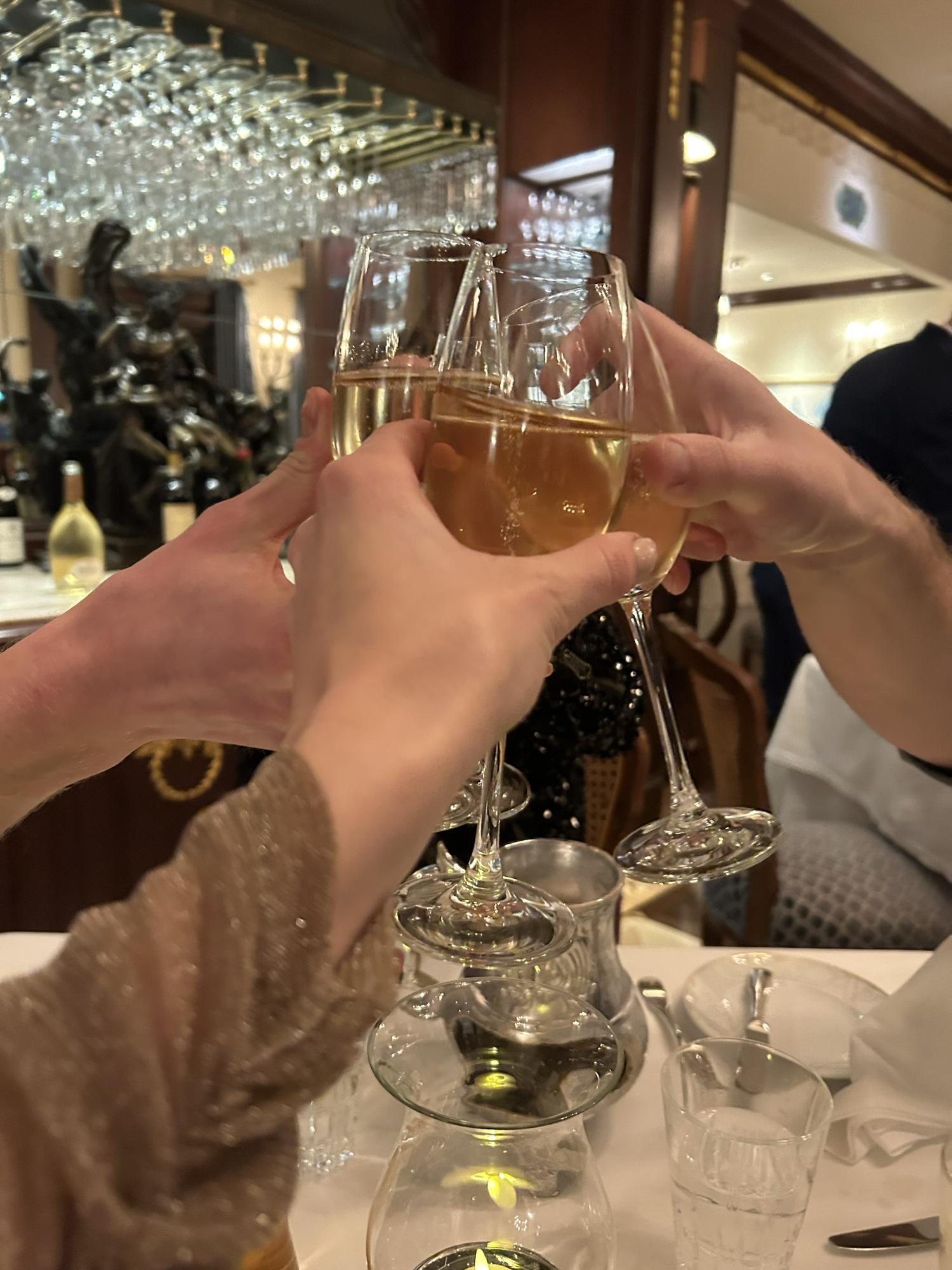 Post engagement champagne! 🍾🥂