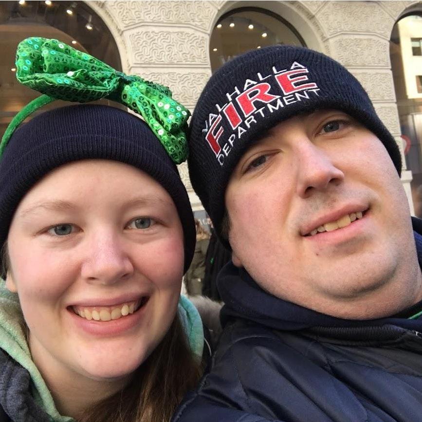 A very cold St Patrick's Day Parade