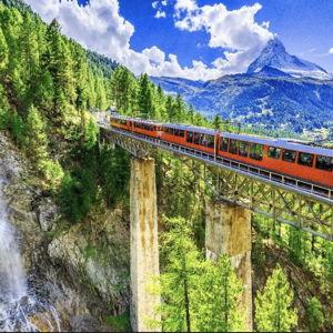 Honeymoon Train Tickets through the Alps
