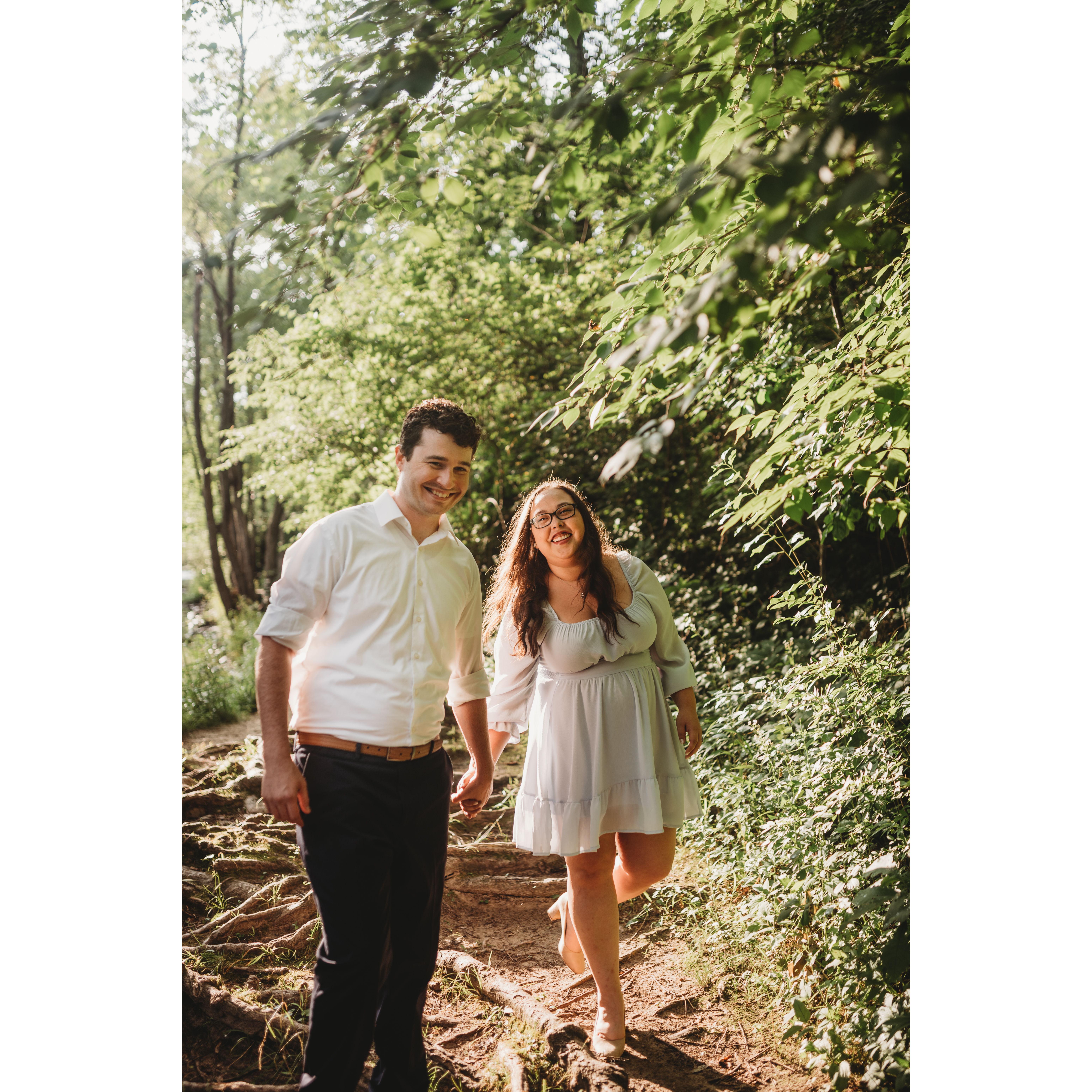 Engagement Photos at Yates Cider Mill July 2022