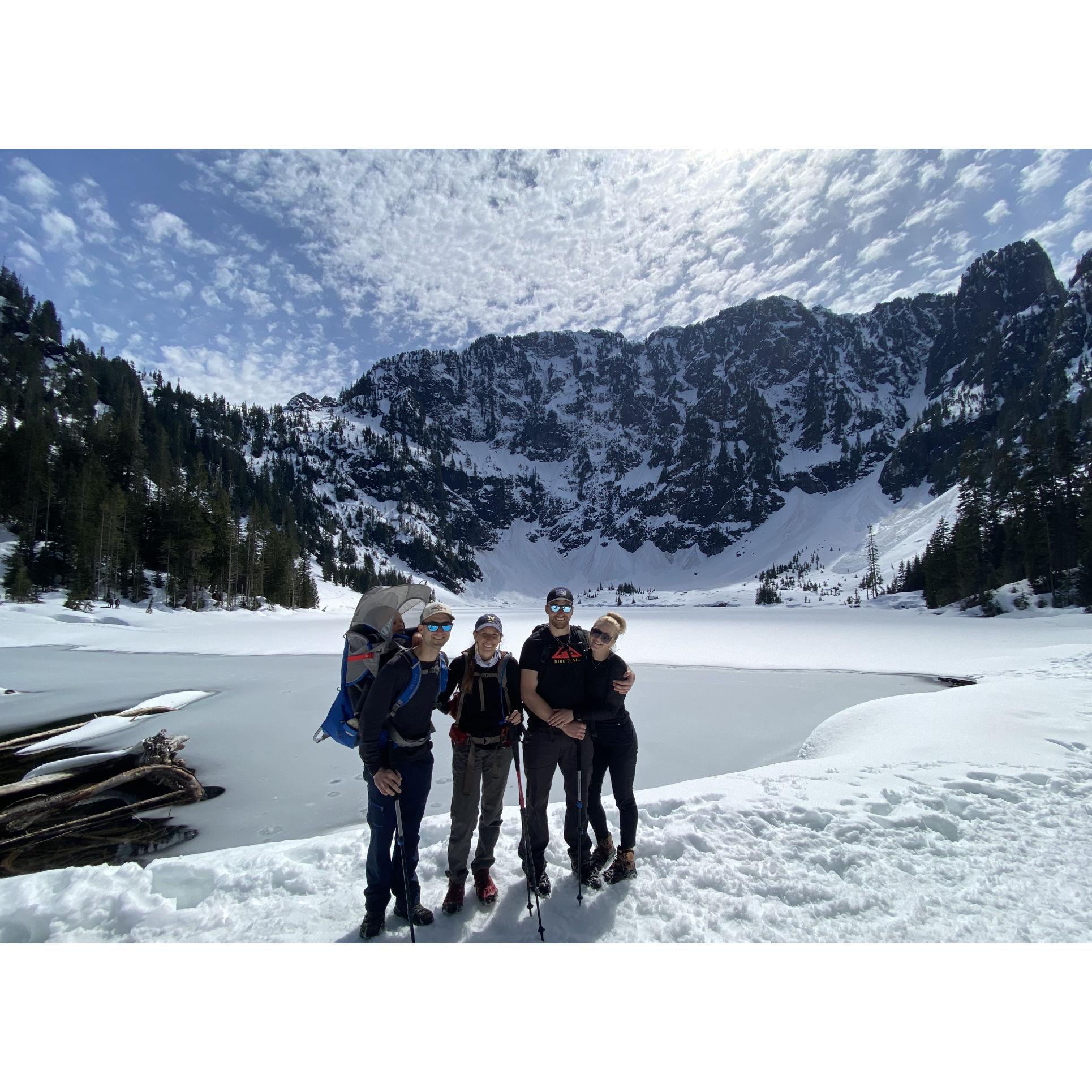 Hiking in Washington with Eugenie and Chris!